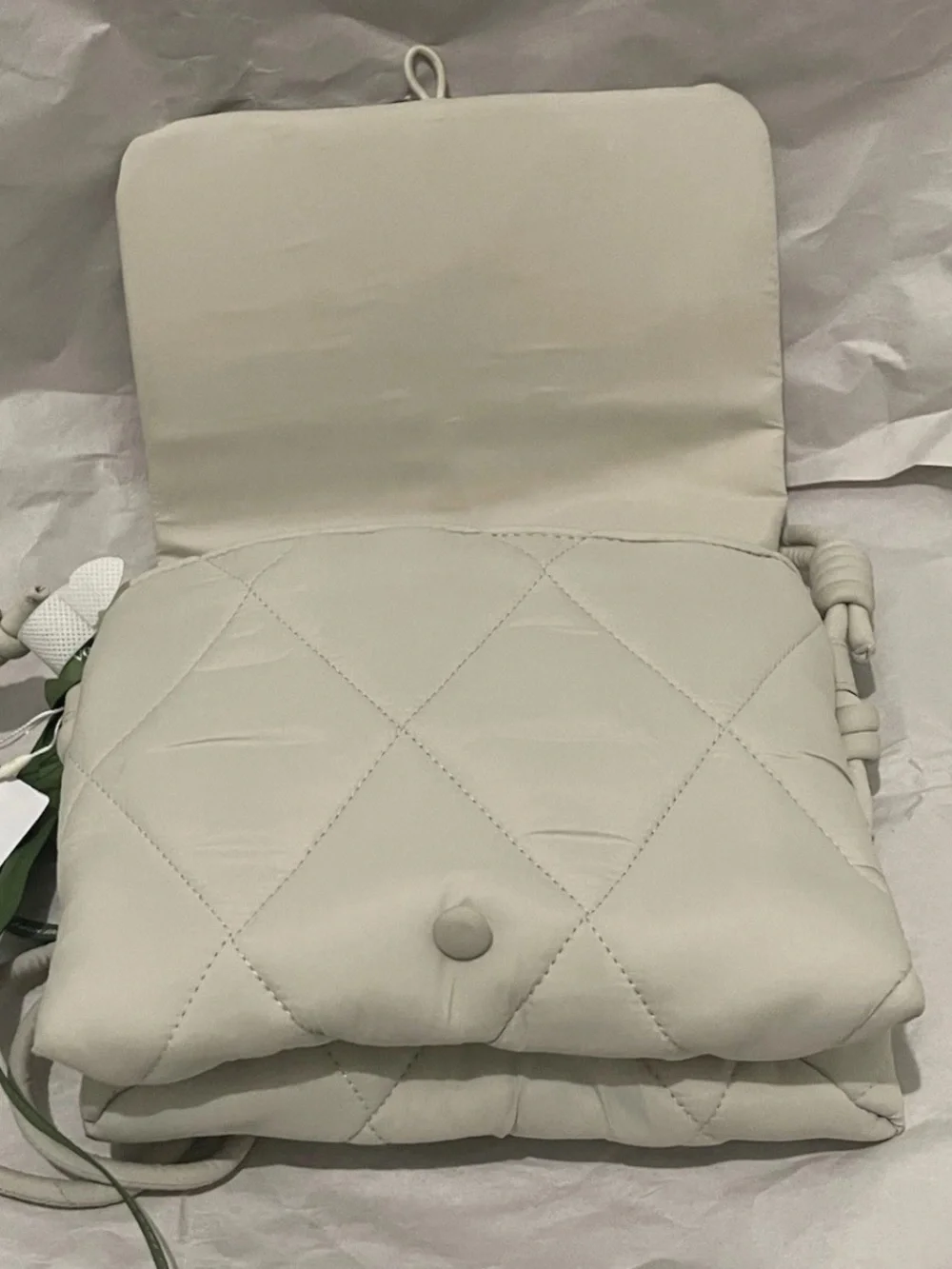 Vera Bradley Featherweight Baird Hipster Crossbody Bag Pumice Stone NWT